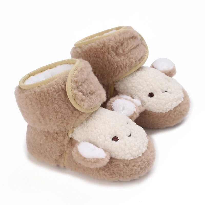 CozyPaws™ – Warme Dierenschoesche mit Antirutsch – Baby Winterlaarsche
