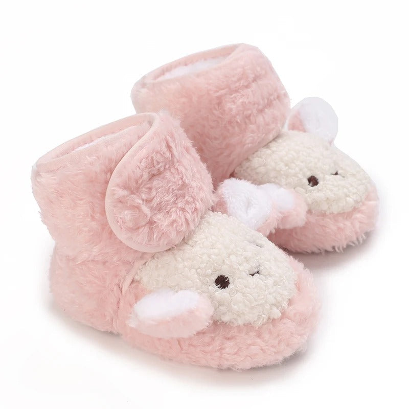 CozyPaws™ – Warme Dierenschoesche mit Antirutsch – Baby Winterlaarsche