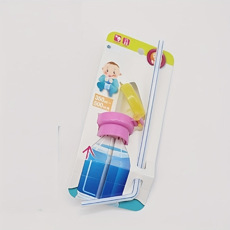 Lid for children's water bottle, spill-proof juice soda water bottle cap with straw, safe drinking straw sippy cap for child, gift for Halloween, Christmas, Thanksgiving, and Easter