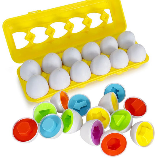 Montessori Matching Eggs - Pädagogisches Geschenk für Kinder