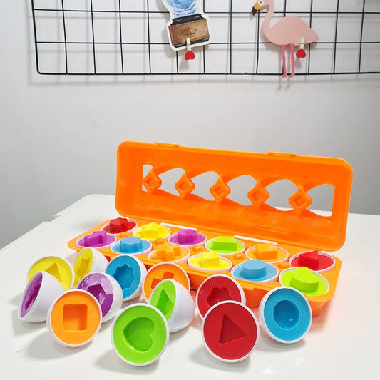Montessori Matching Eggs - Pädagogisches Geschenk für Kinder