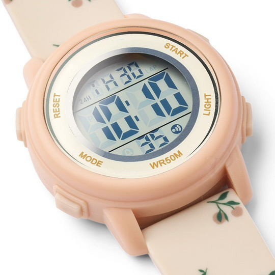 PeachTime™ Kinderuhr – Pfirsich Muschel-Design für Kinder