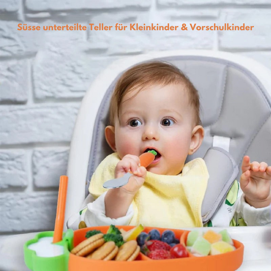 StickySnack™ – Das Silikon-Fütterungsset für Babys und Kleinkinder