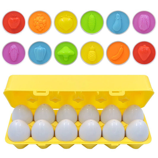 Montessori Matching Eggs - Pädagogisches Geschenk für Kinder