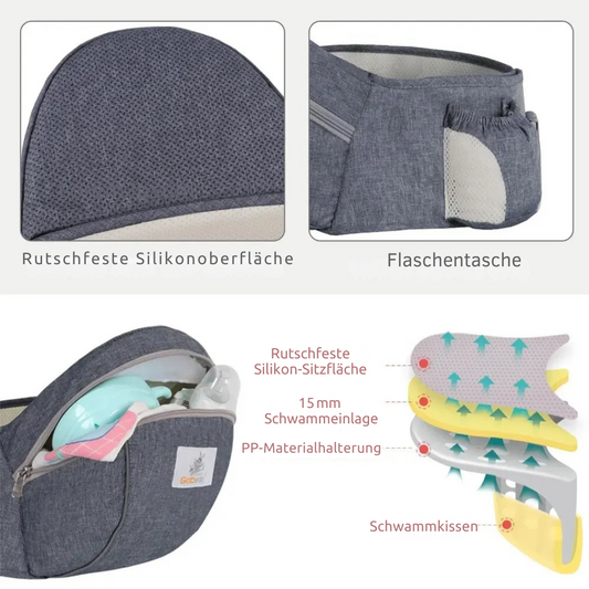 SnuggleNest™ – Ergonomische Babytrage für Eltern und Babys