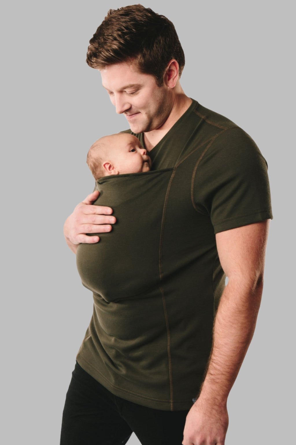 T-Shirt mit Kängurutasche