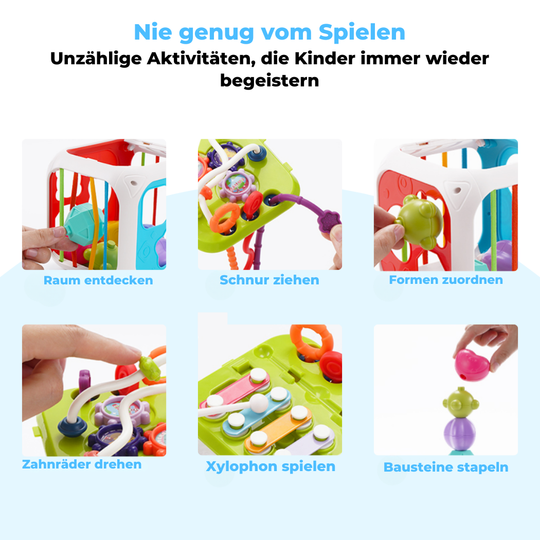 BrainBoxie™ Entwicklungswürfel 7-in-1