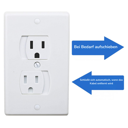 PlugSafe™ – Der selbstschließende Steckdosenschutz