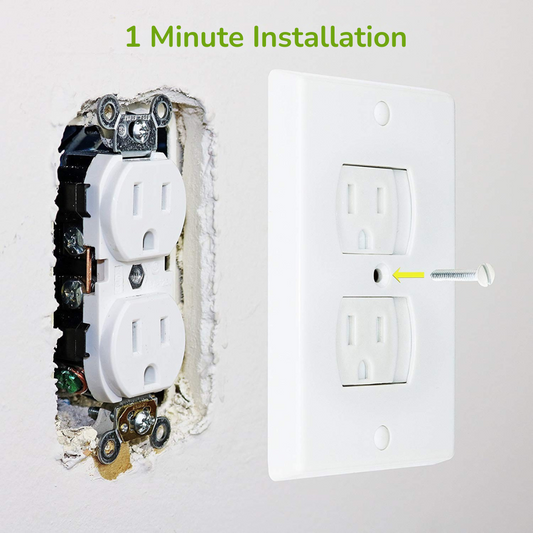 PlugSafe™ – Der selbstschließende Steckdosenschutz