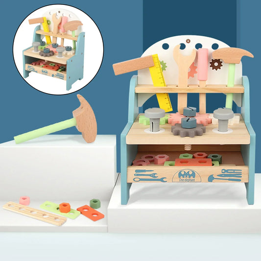 Kreative Bauwerkbank für Kinder
