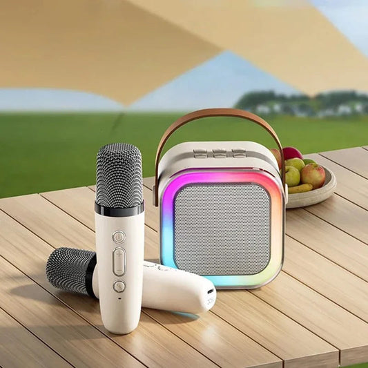 MelodyMates™ | Mini-Karaoke-Set - kabellose Mikrofone