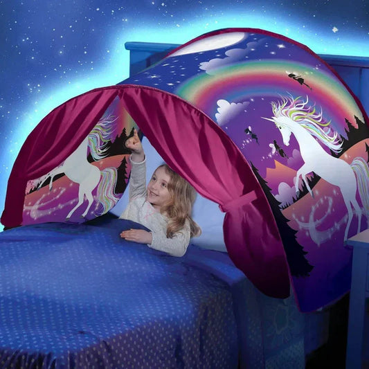 DreamCocoon™ – Kinderbettzelt – Abenteuerlicher Schlafplatz