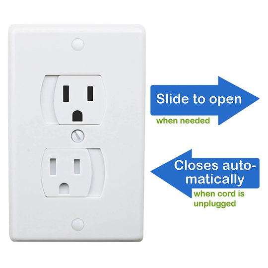 PlugSafe™ – Der selbstschließende Steckdosenschutz