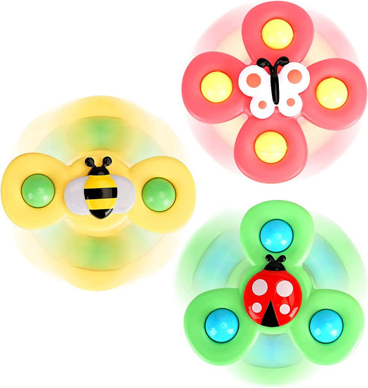 Spin & Play™ – Sensorisches Baby-Spinner-Set (3 Stück)