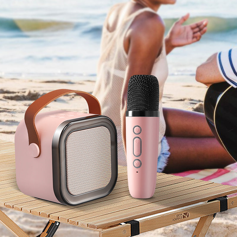 MelodyMates™ | Mini-Karaoke-Set - kabellose Mikrofone