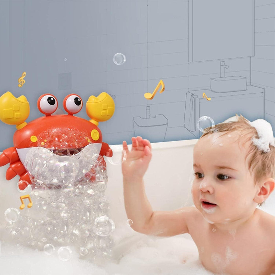 BubbleBeats™ Krab – Interaktives Badspeelzeug mit Musik & Seifenblasen