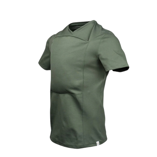 T-Shirt mit Kängurutasche