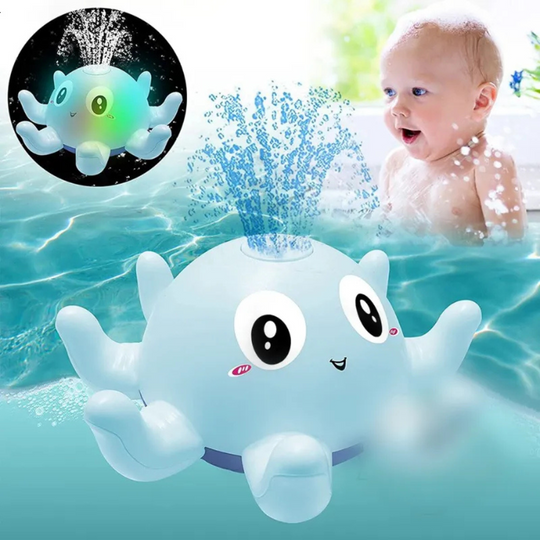 SplashGlow™ - Badfontäne – Interaktives Badespielzeug mit Licht & Wasser