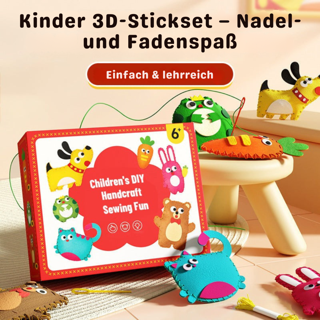 Milo & Moon – 3D-Stickerei-Bastelset