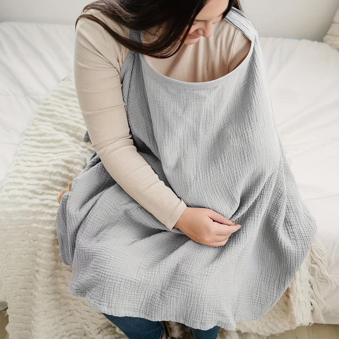 NurtureCover™ – Atmungsaktiver & Komfortabler Still-Schal aus Baumwolle