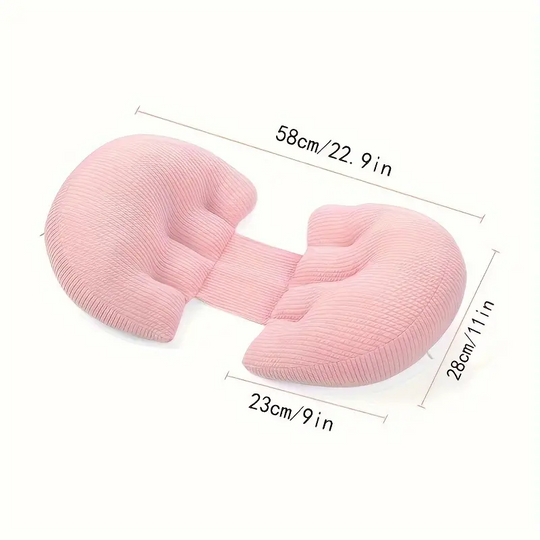 MammaNest™ Schwangerschaftskissen – Ergonomisches Ganzkörperkissen für erholsame Nächte