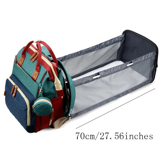 NestAway™ – Reisefreundliche Wickeltasche und Reisebett - Baby Essentials