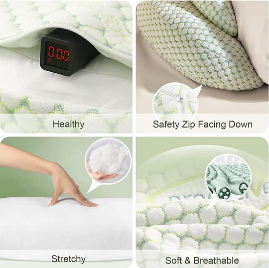 DreamBelly™ Schwangerschaftskissen – Optimale Unterstützung für Bauch & Rücken