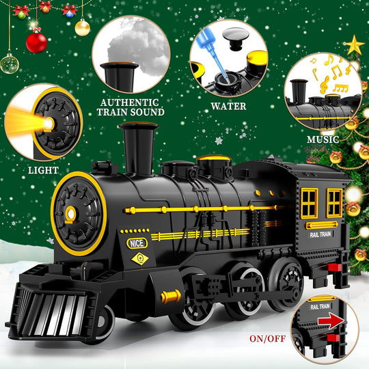 SteamDream™ – Magisches klassisches Dampfeisenbahn-Set für Kinder