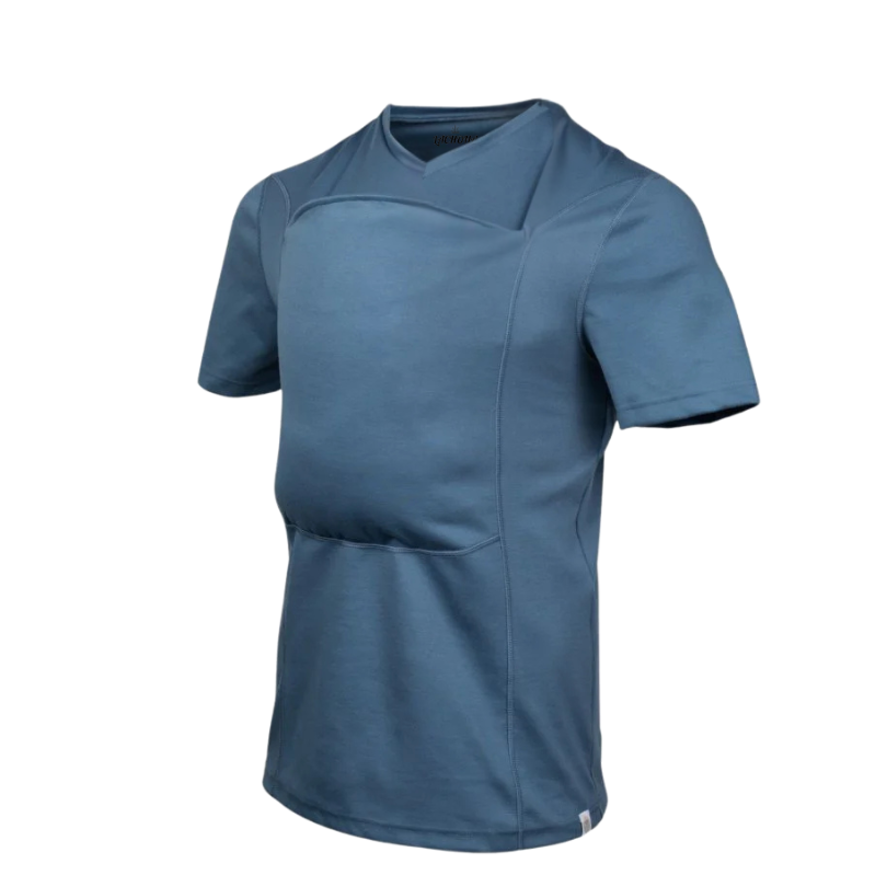T-Shirt mit Kängurutasche