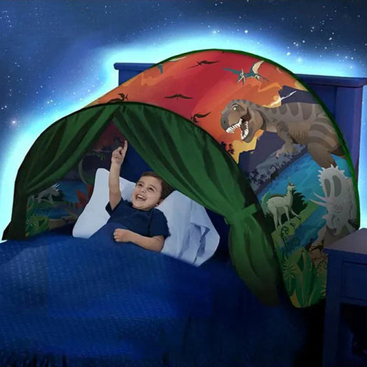 DreamCocoon™ – Kinderbettzelt – Abenteuerlicher Schlafplatz