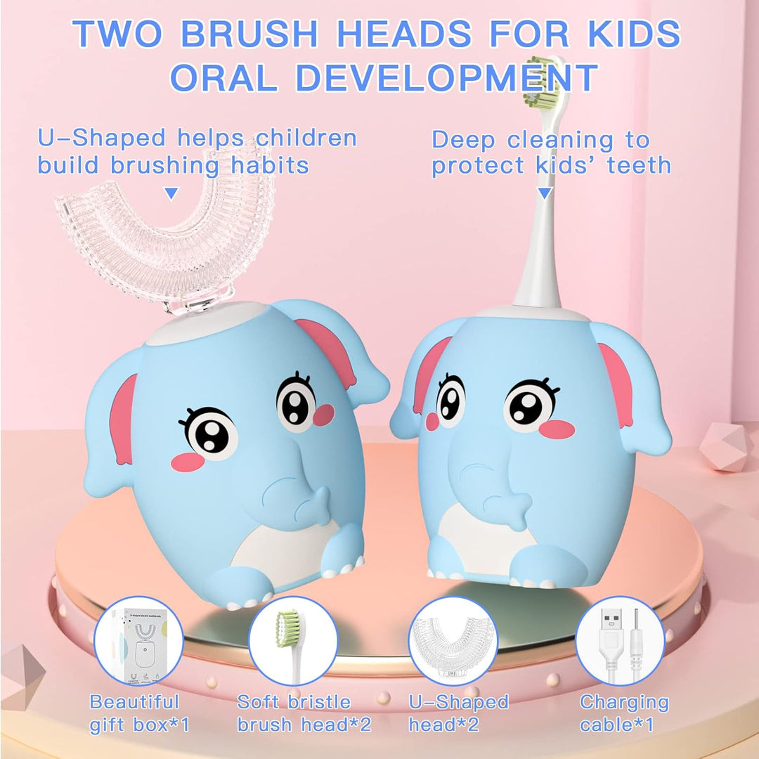 ElefantBrush™ – Elektrische U-Form Kinderzahnbürste 2–7 Jahr