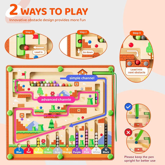 WonderMaze™ – Magnetisches Labyrinth – Montessori-Spielzeug