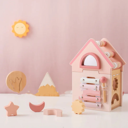 DreamNest™  - Montessori Holzspielzeughaus