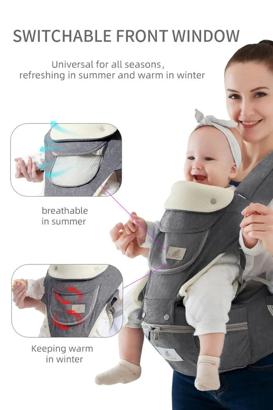 SnuggleNest™ – Ergonomische Babytrage für Eltern und Babys