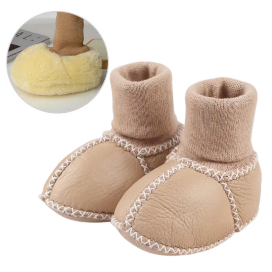 CozyFeet™ – Warme & Antirutsch Baby Sloffe für Wintertage