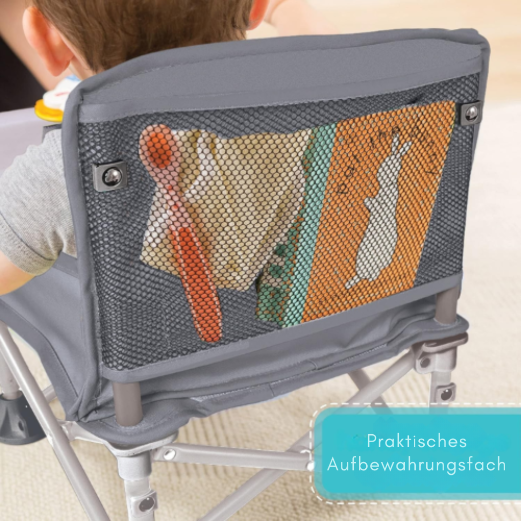 TinyTots™ – Tragbarer Kinderstuhl mit Sicherheitsgurt