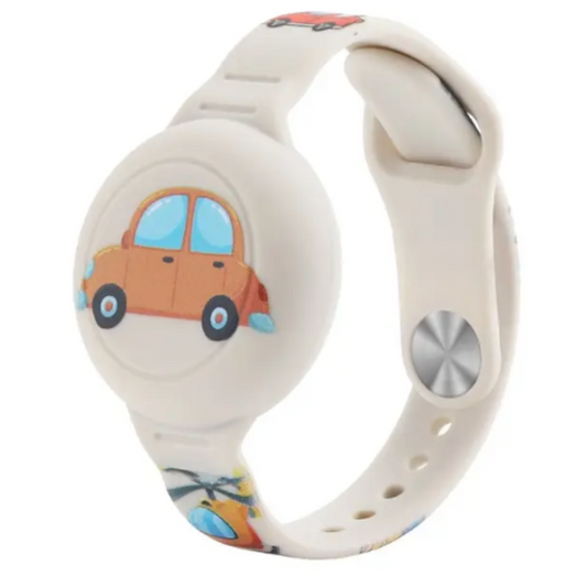 DinoSafe™ – GPS Kinderarmband kompatibel mit AirTag