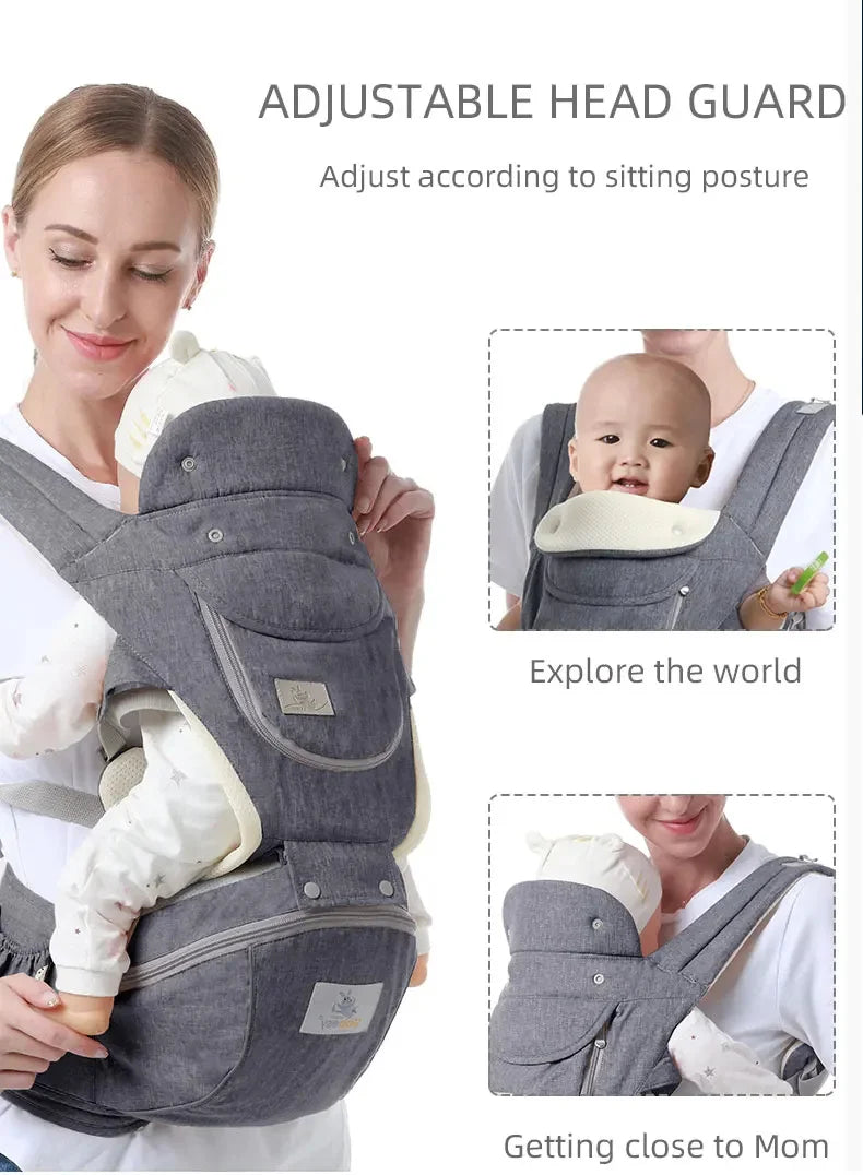 SnuggleNest™ – Ergonomische Babytrage für Eltern und Babys