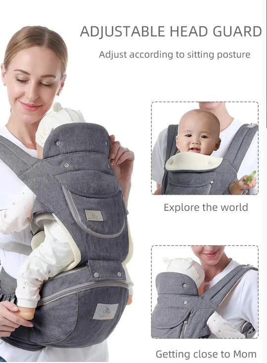 SnuggleNest™ – Ergonomische Babytrage für Eltern und Babys