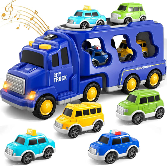 Transporter mit Licht und Sound