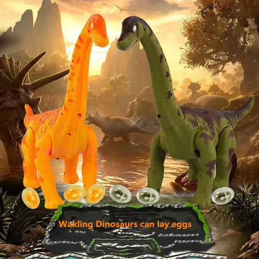 Dinosaurier schlüpfen und brüllen