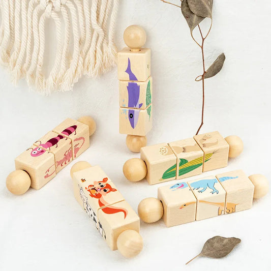 TwistieTots™ - Rotierendes Montessori-Puzzle - Drehen & Lernen