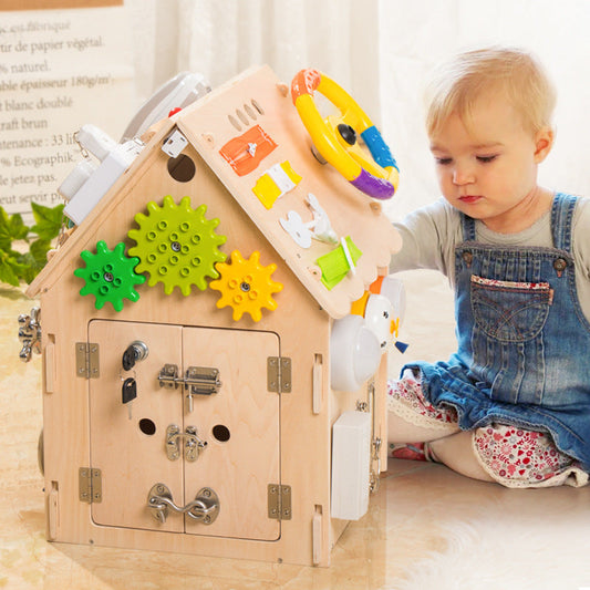 Montessori-Aktivitätshaus aus Holz