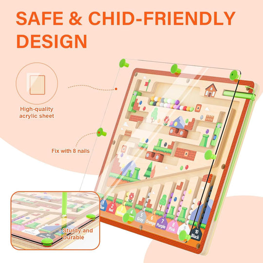 WonderMaze™ – Magnetisches Labyrinth – Montessori-Spielzeug