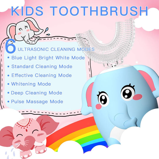 ElefantBrush™ – Elektrische U-Form Kinderzahnbürste 2–7 Jahr