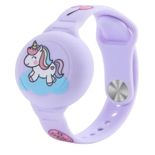 DinoSafe™ – GPS Kinderarmband kompatibel mit AirTag