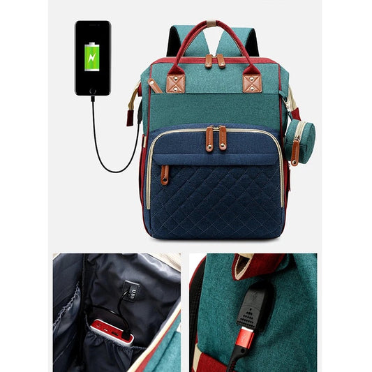 NestAway™ – Reisefreundliche Wickeltasche und Reisebett - Baby Essentials