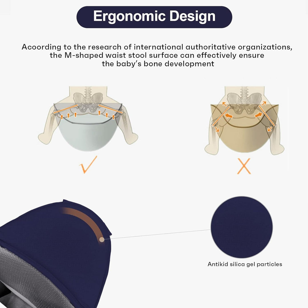 BabyCarrier™ 6-in-1 – Unisex Babytrage mit Stauraum & Ergonomie