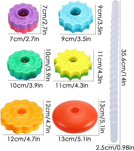 Spinning Tower mit Farben