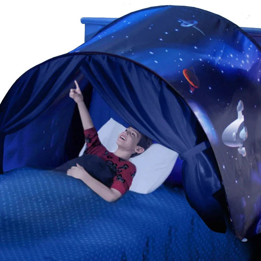 DreamCocoon™ – Kinderbettzelt – Abenteuerlicher Schlafplatz